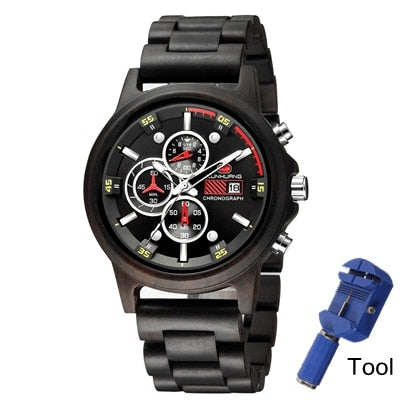 Multi-function Wooden Wristwatches