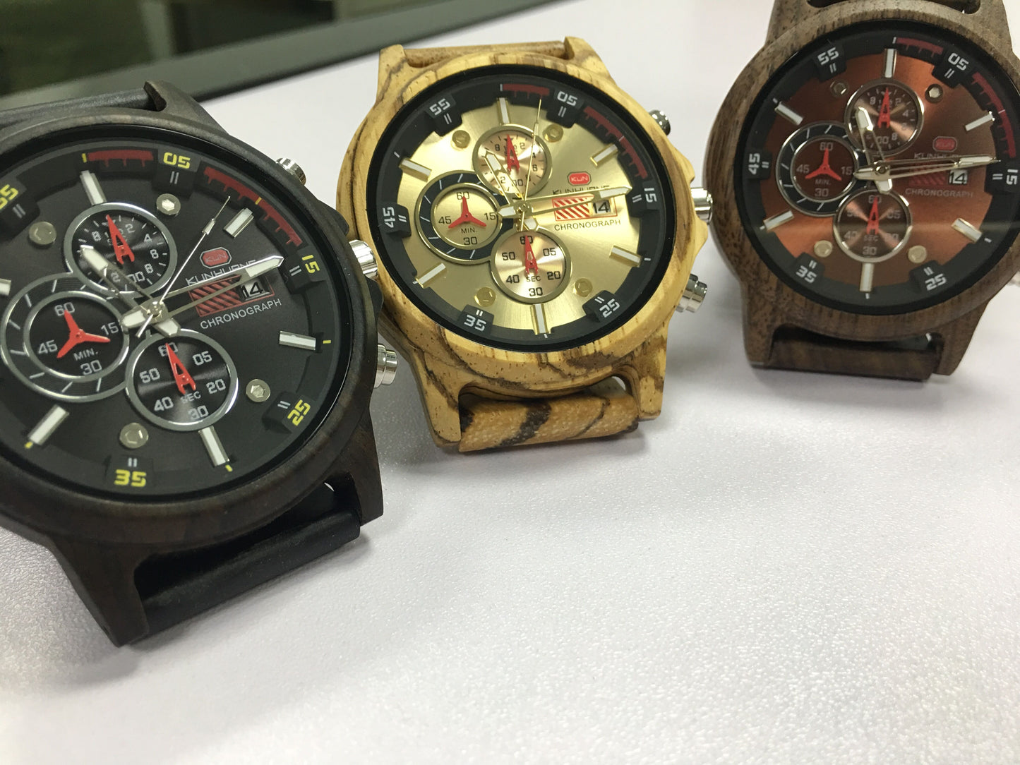 Multi-function Wooden Wristwatches