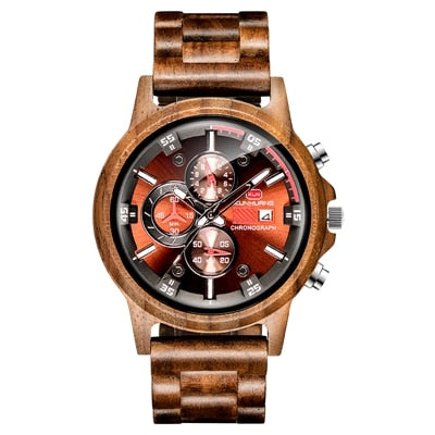 Multi-function Wooden Wristwatches