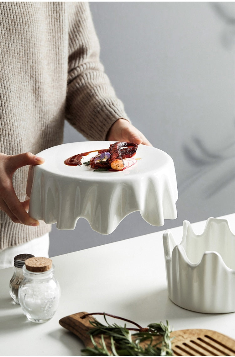 Creative White Plate