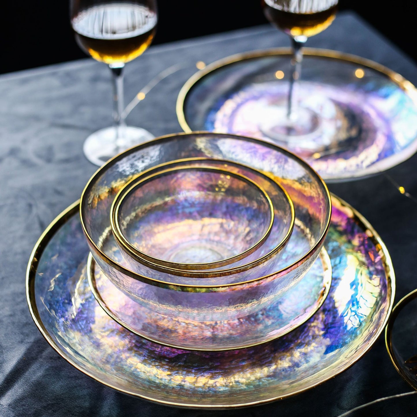 Rainbow Dinner Plates